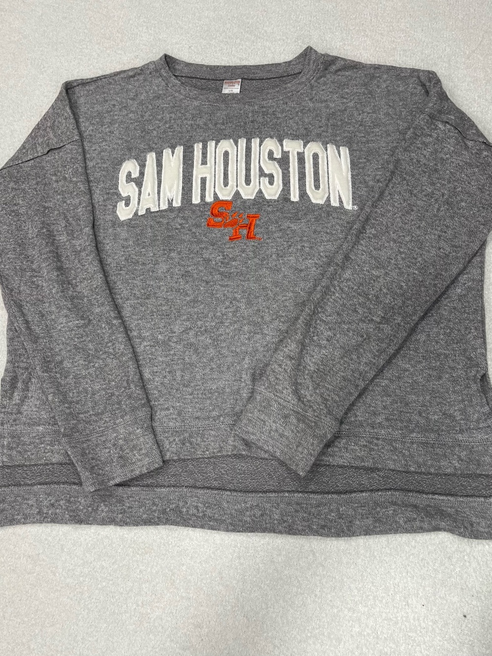Sam Houston State Crewneck Sweatshirt - Gray Comfort Pullover